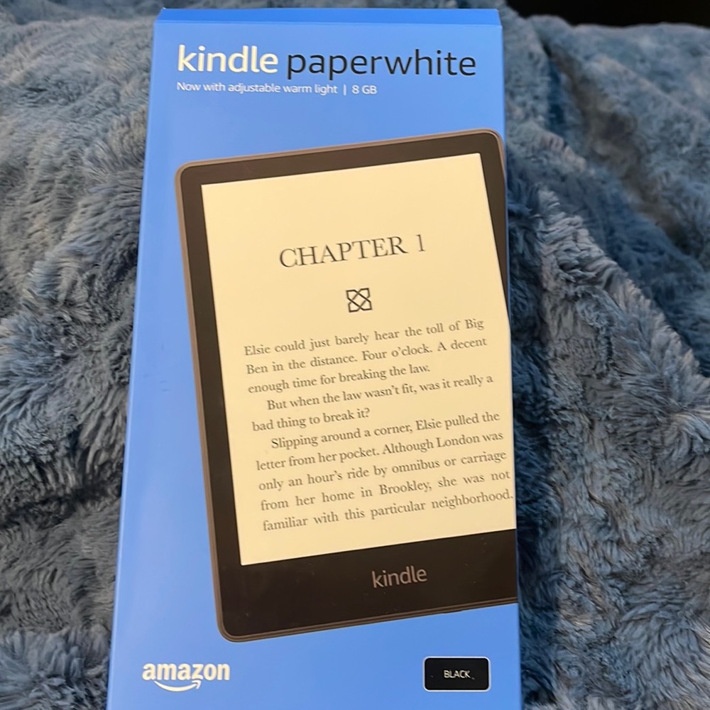 All New Amazon Kindle Paperwhite 6.8"
8GB Tablet - Brand new in open box.